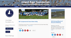 Desktop Screenshot of inlandbaysfoundation.org